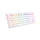 10. GENESIS THOR 303 TKL US WEISS RGB MECHANISCHE GAMING-TASTATUR MIT LEISEM SCHALTER UND HOT-SWAP-FUNKTION