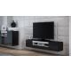2. TV-Schrank VIVA 180 schwarz/glänzend schwarz+weiß