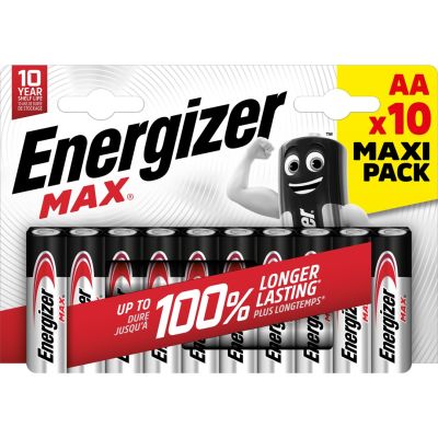 2. ENERGIZER BATTERIEN MAX AA LR6 10 STÜCK ECO