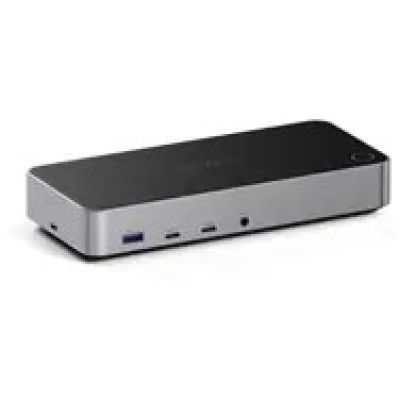 7. Satechi 4K Triple-Display-Dockingstation mit Kabel – Silber