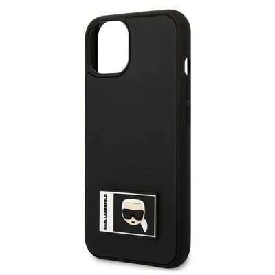 6. Karl Lagerfeld Ikonik Patch Case für iPhone 13 - Schwarz