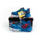 10. Leomil Kinder-Sportschuhe Spiderman-Sneaker, leicht, mit Klettverschluss, blaue LED-Beleuchtung