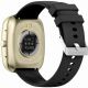 8. GRAVITY GT18-7 Damen-Smartwatch, beiges Silikonarmband + schwarzes Armband