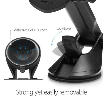 3. Spigen TS35 Telefonhalter für Auto-Cockpit – Schwarz