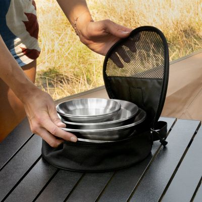 10. OFFLANDER EDELSTAHL-CAMPING-KOCHGESCHIRR-SET