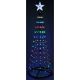 10. DEKORATIVER WEIHNACHTSBAUM 154 LED RGB 150 CM SCHWARZ
