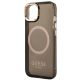 6. Guess GUHMP14SHTCMK iPhone 14 6,1" schwarz/schwarzes Hartschalenetui Gold Outline Translucent MagSafe