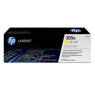 8. HP 305A Tonerkartusche, 1 Stück, Original, Gelb
