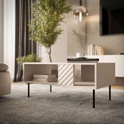 2. LUCCA Couchtisch 100x55x46 Kaschmir