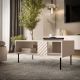 2. LUCCA Couchtisch 100x55x46 Kaschmir