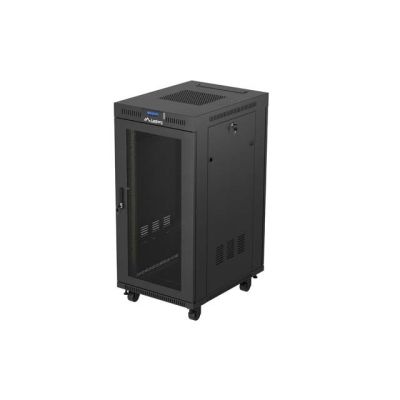 14. LANBERG Standrack-Schrank 19" 24U 600x800 Schwarz