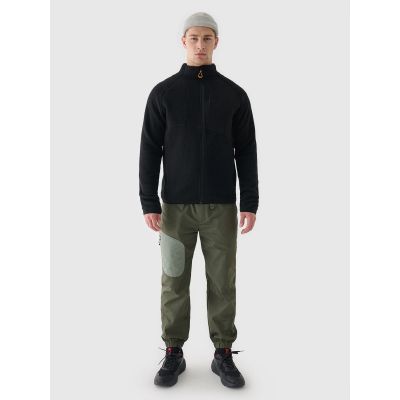 8. Herren-Sherpa-Fleecejacke mit Stehkragen 4F 4FRAW24TFLEM360-20S