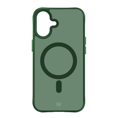 23. 3mk Smoke MagCase für iPhone 16 - Grün-Transparent