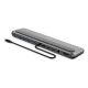9. 12-Port-USB-C-Dockingstation, max. 8K/30Hz mit HDR, HDMI, DP, max. 3 Monitore (MST), USB-C 3.2 Gen2, Gigabit-Ethernet, SD/Micro-SD, Audio, PD 100W