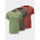 11. T-Shirts 4F M 4FWSS24TTSHM1896-91S 3er-Pack