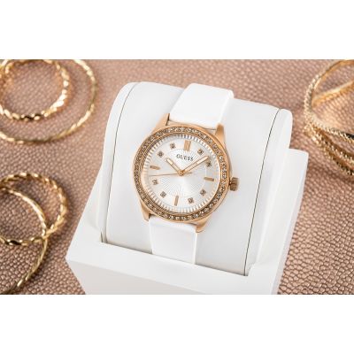 5. Guess Margo GW1030L4 Damenuhr + Box