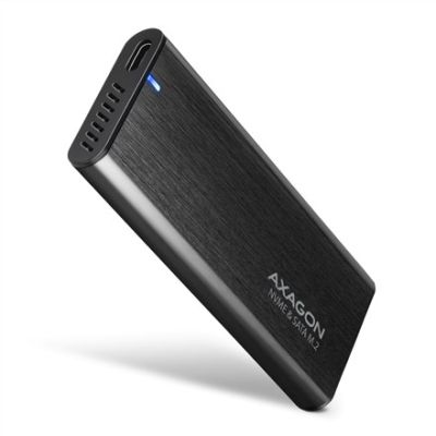 Axagon EEM2-SB2 Festplattengehäuse SSD-Gehäuse Schwarz M.2