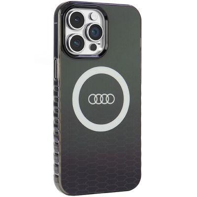 6. Audi IML Big Logo MagSafe Hülle für iPhone 14 Pro Max – schwarz