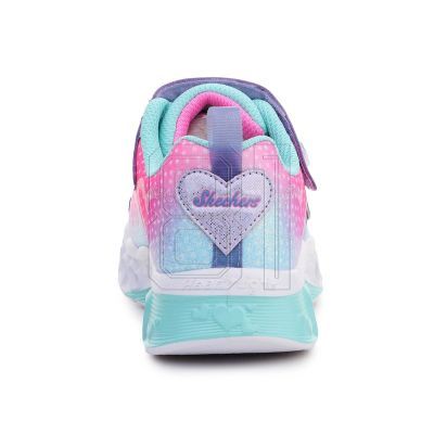 6. Skechers S Lights Flutter Heart Lights Jr 302315-LVMT Schuhe
