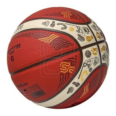 4. Molten Eurobaset 2025 Replika-Basketball B7G3800-E5Z