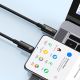 7. Baseus CAWJ040101 USB-C – USB-C-Kabel 240 W 480 Mbit/s 2 m – Schwarz und Grau