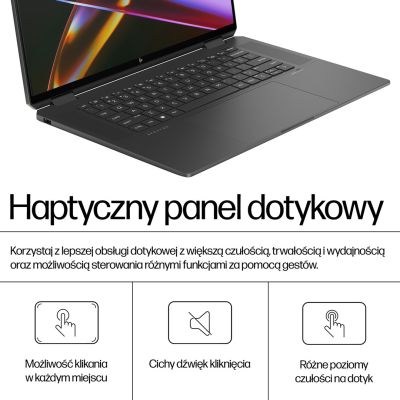 13. HP Spectre x360 16-aa0233nw Ultra 7 155H 16" 2,8K OLED-Touchscreen (120 Hz), 16 GB DDR5-6400-RAM, 1 TB SSD, RTX 4050 (6 GB), 9-MP-Kamera, 83-Wh-Akku, Windows 11 Pro (2 Jahre Garantie)