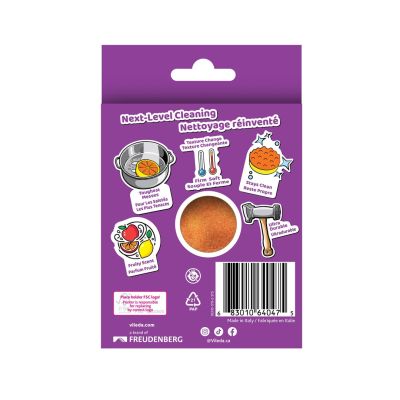 5. Vileda Punch Starker orangefarbener Scheuerschwamm 1 Stück.