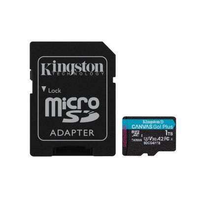 2. KINGSTON microSDXC Canvas Go Plus 1 TB + Adapter