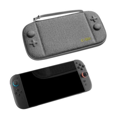 5. Tech-Protect Slim Pouch für Nintendo Switch 2 – Grau