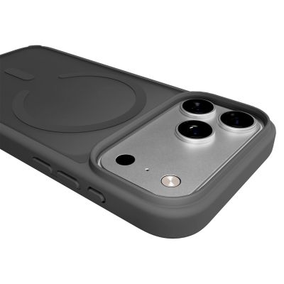 8. Puro Gradient TPU MagSafe Compatible Case für iPhone 17 Pro - Grau