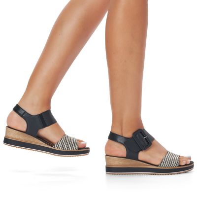 14. Remonte W RKR646 Leder Keilsandalen