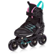 Meteor M 34-38 Buzzy Rollschuhe Schwarz/Rosa/Mint