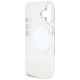 7. Guess IML Metal Colored Circle Classic Logo MagSafe Hülle für iPhone 16 - Weiß