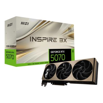 Grafikkarte MSI RTX 5070 12G INSPIRE 3X OC