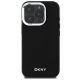 3. DKNY Plain Silver Logo MagSafe Hülle für iPhone 16 Pro – Schwarz