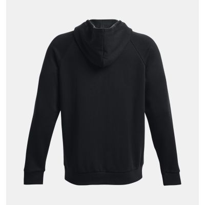 2. Under Armour Rival Fleece Logo Hoodie mit Kapuze – Schwarz/Weiß