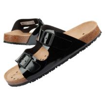 Abeba Sandalen Schwarz W 8088 Arbeits-Flip-Flops
