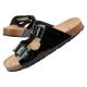 Abeba Sandalen Schwarz W 8088 Arbeits-Flip-Flops