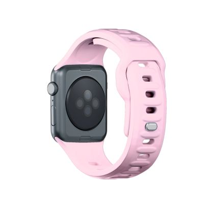 10. 3mk Silikon- Watch für Apple Watch 42/44/45/49 mm – Pink