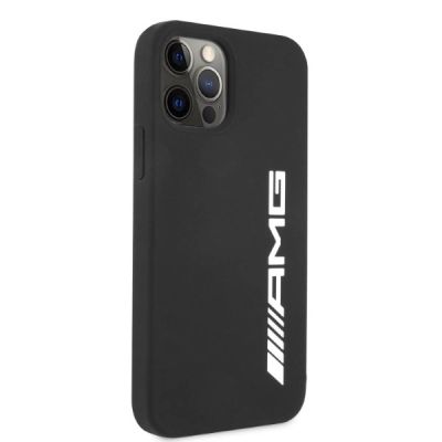 4. AMG Silikon Big Logo Hülle für iPhone 12 Pro Max – Schwarz
