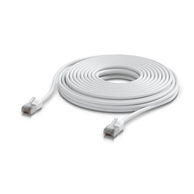 4. Ubiquiti UACC-Cable-Patch-Outdoor-C6A-12M-W Weißes Cat6a F/UTP (FTP) Netzwerkkabel