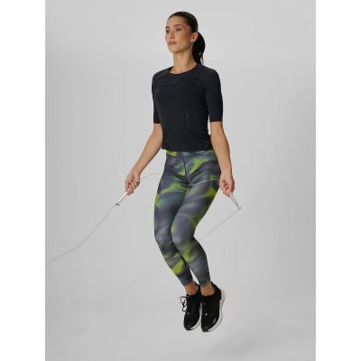 3. Schnelltrocknende Trainingsleggings für Damen 4F 4FRAW26TFTIF582-90A
