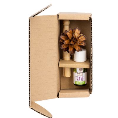 Pani Szyszka HORIZONTAL TRAVEL Set 1 x Pani Szyszka + 1 Mischung ätherischer Öle (LP-HORIZONTAL-TRAVEL)