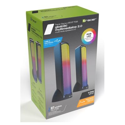 18. TRACER LAUTSPRECHER 2.0 BLUETOOTH SIGMA USB RGB