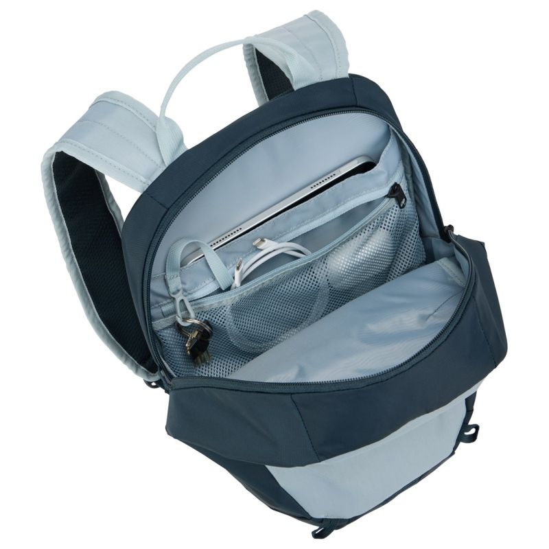 6. Thule EnRoute TEBP5112 – Rucksack, hellblau/dunkelblau, Wanderrucksack, blaues Nylon