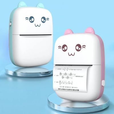 13. HURC9 Bluetooth-Thermodrucker Mini Kitty mit App – Rosa