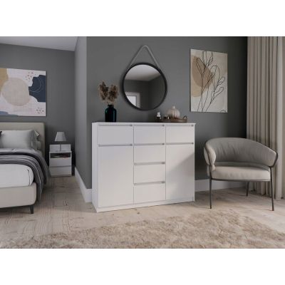 7. MALWA 2W6S SCHUBLADENKOMMODE WEISS