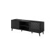 6. ABETO TV-Schrank 150x42x52 schwarz/glänzend schwarz