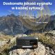 8. Extralink Bluetooth-Solarradio mit Kurbeldynamo-Powerbank (4000 mAh) und SOS-Taschenlampe BT-4000, tragbar, analog und digital, Schwarz/Orange