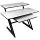SD3 – Studiotisch, Arbeitsplatz, Tischplatte, Ablage für Audiogeräte, ausziehbare Tastaturablage, 91,4 cm
